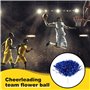 ivamulie Lot de 24 pompons de pom-pom girl - En métal brillant - Avec poignée en plastique robuste - Jolis pompons de pom-pom gi