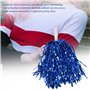 ivamulie Lot de 24 pompons de pom-pom girl - En métal brillant - Avec poignée en plastique robuste - Jolis pompons de pom-pom gi