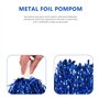 ivamulie Lot de 24 pompons de pom-pom girl - En métal brillant - Avec poignée en plastique robuste - Jolis pompons de pom-pom gi