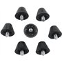 Gokelomg Lot de 12 crampons de rechange pour chaussures de football 13 mm avec filetage de 5 mm