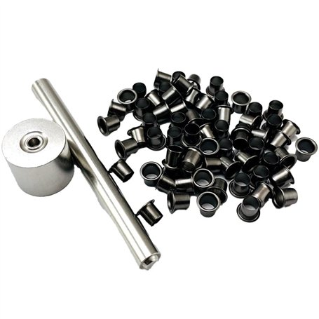 Hopbucan Rivets avec Œillets K-Sheath de 100 Pièces Outils de Correction pour Installation Accessoires de Rechange 7