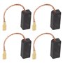 eMagTech 2 Paires Balais de Charbon de Moteur Pièce de Rechange pour Outil Électrique 6.5x8x18mm Compatible avec Hilti TE 12 TE