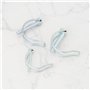 eMagTech Lot de 18PCS Goupilles de Verrouillage d'arbre en Forme de D en Acier Au Carbone Galvanisé à Double Ligne M4.5/M6/M8