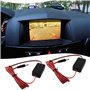 eMagTech 2pcs Filtres de Caméra de Recul avec Prise Redresseurs de Caméra Relais de Puissance Condensateur Filtre Compatible ave