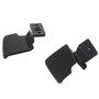 Borimend 2 PièCes Console Accoudoir Couvercle Loquet Couvercle Accoudoir Central BoîTe Serrure pour ASX 8011A408 8011A409
