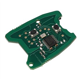 Borimend Carte de Circuit Imprimé FOB de Clé à Distance de 433MHz 2 Boutons pour 307/2000-2017 73373067C