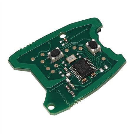 Borimend Carte de Circuit Imprimé FOB de Clé à Distance de 433MHz 2 Boutons pour 307/2000-2017 73373067C
