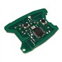 Borimend Carte de Circuit Imprimé FOB de Clé à Distance de 433MHz 2 Boutons pour 307/2000-2017 73373067C
