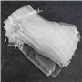 Lobamop Lot de 50 à Main en Organza avec Cordon de Serrage