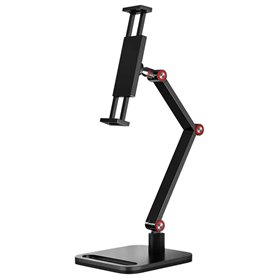 Giyofom Support de Moniteur Portable Support Réglable Pivotant à 360° Support de Tablette Compatible avec Le Support de Serrage