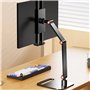 Giyofom Support de Moniteur Portable Support Réglable Pivotant à 360° Support de Tablette Compatible avec Le Support de Serrage 