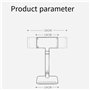 Giyofom Support de Moniteur Portable Support Réglable Pivotant à 360° Support de Tablette Compatible avec Le Support de Serrage 