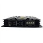 Aisuoka Amplificateur de Voiture en Alliage D'Aluminium Noir Haute Puissance C-236 3800W 2 Canaux pour Caisson de Basses de Voit
