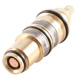 OVNSHVN Cartouche thermostatique de rechange en laiton pour mitigeur de douche avec kit de réparation facile à utiliser