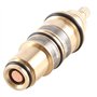 OVNSHVN Cartouche thermostatique de rechange en laiton pour mitigeur de douche avec kit de réparation facile à utiliser