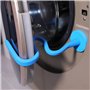 Horamekia 1 Pièce Avant Load Rondelle Porte Prop Stop Flexible Rondelle Porte Butée avec Base Magnétique Convient Laveuses (Bleu