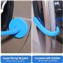 Horamekia 1 Pièce Avant Load Rondelle Porte Prop Stop Flexible Rondelle Porte Butée avec Base Magnétique Convient Laveuses (Bleu