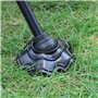 VitalEpcck 4 Pièces Capuchons de Pieds de Chaise Antidérapants Tabouret de Camping Capuchons de Pieds de Meubles Couvre-Pieds Ch