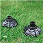 VitalEpcck 4 Pièces Capuchons de Pieds de Chaise Antidérapants Tabouret de Camping Capuchons de Pieds de Meubles Couvre-Pieds Ch