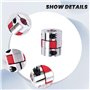 NISHZHU 3.5 X 3cm Coupleur de Coupleur D'Arbre de Moteur Pas à Pas D'Accouplement D'Arbre Flexible en Aluminium