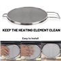 Veciado Protection anti-éclaboussures en acier inoxydable pour barbecue Foodi IG600 IG601 IG651 - Passe au lave-vaisselle et réu