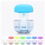 Qeunrtiy 1 PCS Humidificateur Champignon avec Lampe Lumineuse Méduse - Veilleuse, Sons de Pluie Diffuseur de Bruit Blanc Autonom