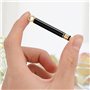 Comphic 3 Cure-Dents Portables en Titane, Cure-Dents en Métal avec Support Protecteur, Mini Cure-Dents en Acier Inoxydable, Noir
