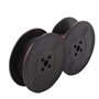 Giuneuow Lot de 1 lot de rubans pour machines à écrire à double bobine, de rechange pour double bobine et noir pour la plupart d