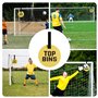 Yocdunm Lot de 2 cibles de football, 2 cibles de 22,9 cm pour ou coups libres, disque de but de football avec sangle réglable, c