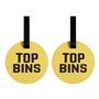Yocdunm Lot de 2 cibles de football, 2 cibles de 22,9 cm pour ou coups libres, disque de but de football avec sangle réglable, c