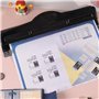 Nagoyuki Perforatrice à 11 trous pour album de papier - Perforatrice réglable A4 - Perforatrice pour scrapbooking - Outils de br