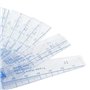 Nagoyuki 1 lot de jauges d'épaisseur en plastique de 0,05 à 3 mm d'épaisseur 25 en 1 pour mesurer les écarts