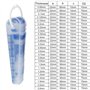 Nagoyuki 1 lot de jauges d'épaisseur en plastique de 0,05 à 3 mm d'épaisseur 25 en 1 pour mesurer les écarts