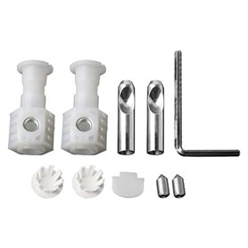 IMCCZONY Kits de Fixation pour Toilettes Suspendues Vis de Fixation Boulons de Fixation Mural Universel Boulons de Fixation pour