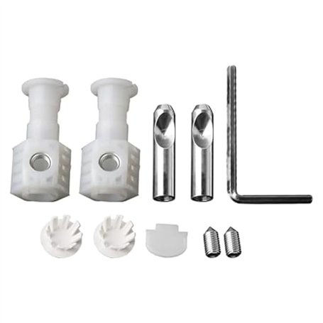 IMCCZONY Kits de Fixation pour Toilettes Suspendues Vis de Fixation Boulons de Fixation Mural Universel Boulons de Fixation pour