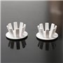 IMCCZONY Kits de Fixation pour Toilettes Suspendues Vis de Fixation Boulons de Fixation Mural Universel Boulons de Fixation pour