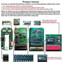 Kquepo 280-868MHZ Duplicateur de Télécommande de Garage Télécommande de Copie Sans Multifréquence Ouvre-Porte Universel Bleu