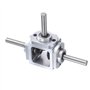 YEHEI Transmission 90 degrés à engrenage conique à angle droit 1:1 double arbre de sortie réversible 1 module 20 dents