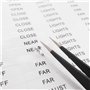 ECSiNG Lot de 6 autocollants pour panneau de disjoncteur électrique - 21,6 x 14 cm - Noir transparent - Étiquettes avec texte et