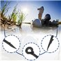 ECSiNG Lot de 60 Hameçons de Pêche à La Carpe en Métal pour Appâts Adaptés à La Plupart des Appâts Y Compris Les Asticots à Boui