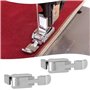 ECSiNG Lot de 2 Pieds Presseurs pour Fermeture éclair de Machine à Coudre 7306-2L Pied Presseur pour Machine à Coudre à Fermetur