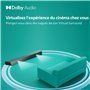 Philips TAB7207/10 Barre De Son 2.1 avec Subwoofer sans Fil, Dolby Digital, Son Cinématique, Basses Riches Et Profondes, HDMI Ar