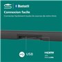 Philips TAB7207/10 Barre De Son 2.1 avec Subwoofer sans Fil, Dolby Digital, Son Cinématique, Basses Riches Et Profondes, HDMI Ar