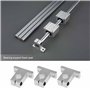 eMagTech Lot de 4 supports de fixation SK16 pour arbre linéaire 16 mm CNC avec mouvement linéaire à billes pour imprimante 3D mu