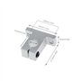 eMagTech Lot de 4 supports de fixation SK16 pour arbre linéaire 16 mm CNC avec mouvement linéaire à billes pour imprimante 3D mu