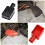 eMagTech 2 Paires Couvercles de Bornes de Batterie Protecteur Flexible Isolant Capuchons de Bornes Positifs et Négatifs Couvercl