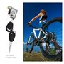 eMagTech 2pcs Serrure de Cylindre de Batterie Interrupteur d'allumage Verrouillage de Sécurité Antivol pour Moto Vélo Èlectrique