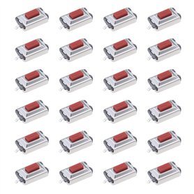 100pcs Micro Interrupteur Tactile Bouton Poussoir Interrupteur Tact pour Voiture Bateau Lumière Tapis Roulant TV Instrument Équi