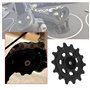 eMagTech 2pcs Kit de Réparation Poulie de Dérailleur de Vélo en Alliage d'aluminium Étroit/Large 12T 14T Compatible avec Sram X0