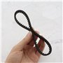 ECSiNG Courroie dentée pour scarificateur HTD320-5M-12 Pas de 5 mm Largeur 12 mm 64 dents Circonférence 320 mm Caoutchouc Boucle